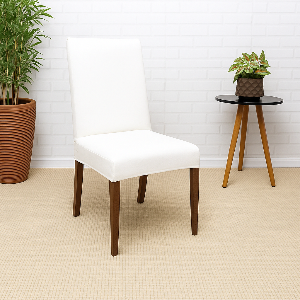 Capa de Cadeira Impermeável - Branca