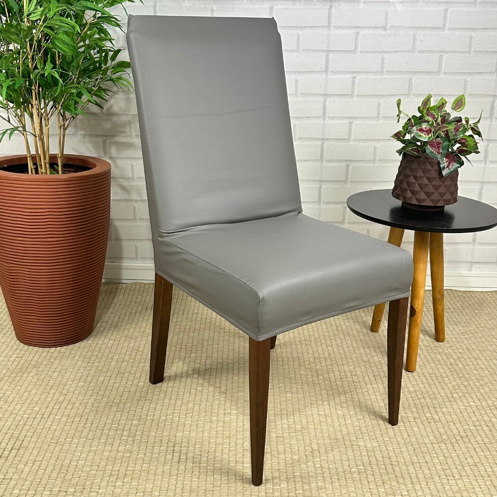 Capa de Cadeira Impermeável -  Cinza