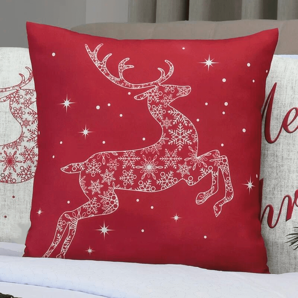 Kit 4 Capas de Almofada - Feliz Natal