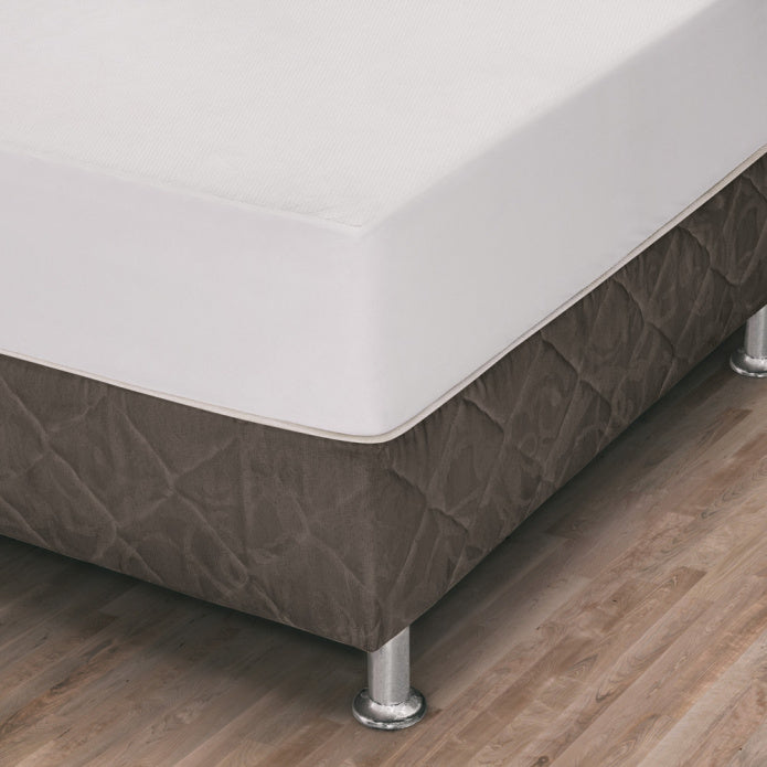 Protetor de Colchão Impermeável Slip Branco