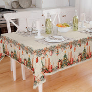 Toalha de Mesa Natal Boho-Vários Tamanhos