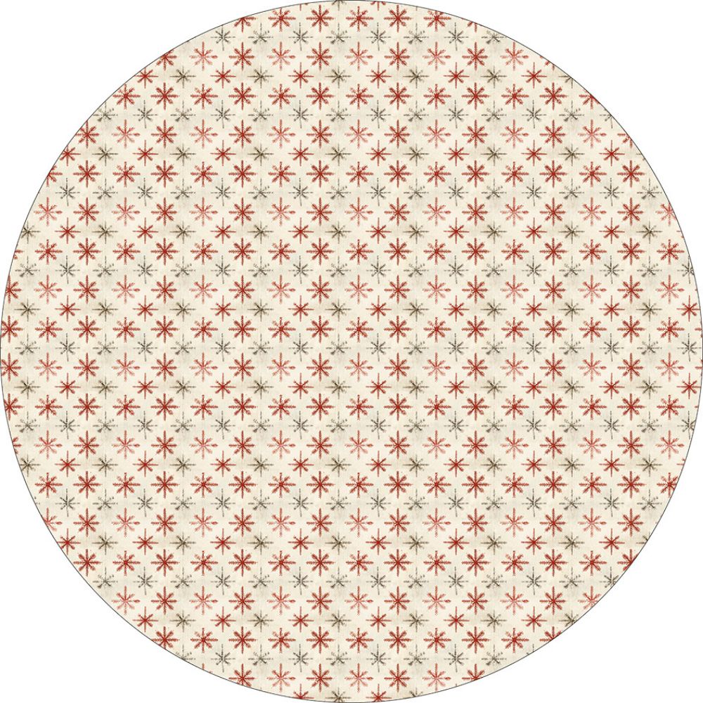 Toalha de Mesa Natal Flocos de Neve-Vários Tamanhos