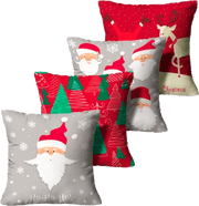Kit 4 Capas de Almofada - Noite Feliz