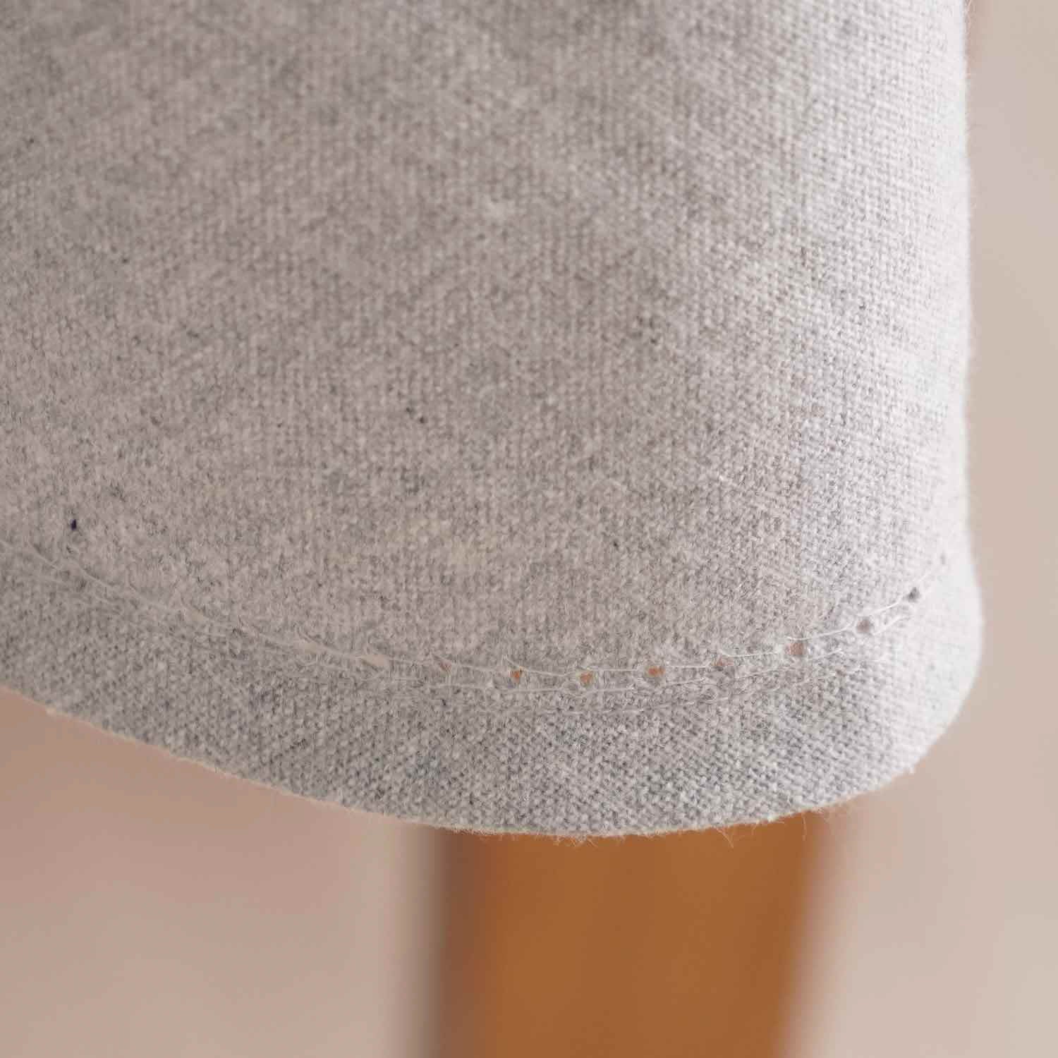 Toalha de Mesa Pesponto- Cinza