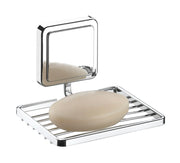 Saboneteira de Inox com Adesivo - Cromado