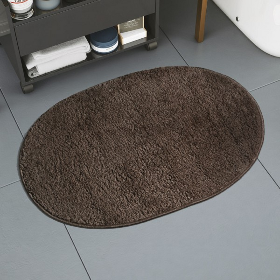 Tapete Comfort Oval Beira de Cama 50x75cm