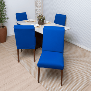 Capa de Cadeira Spandex - Azul Bic casadas-capas