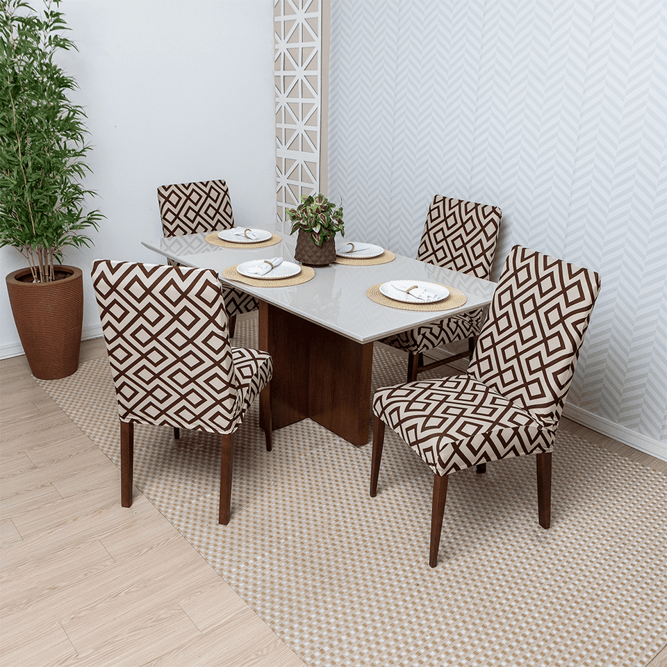 Capa de Cadeira Spandex - Rattan casadas-capas
