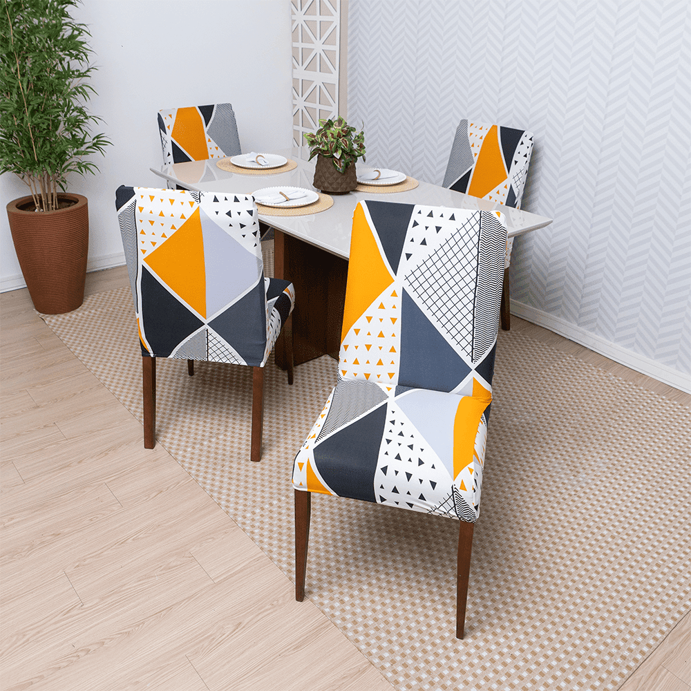 Capa de Cadeira Spandex - Zig Zag casadas-capas