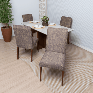 Capa de Cadeira Spandex - Wood casadas-capas