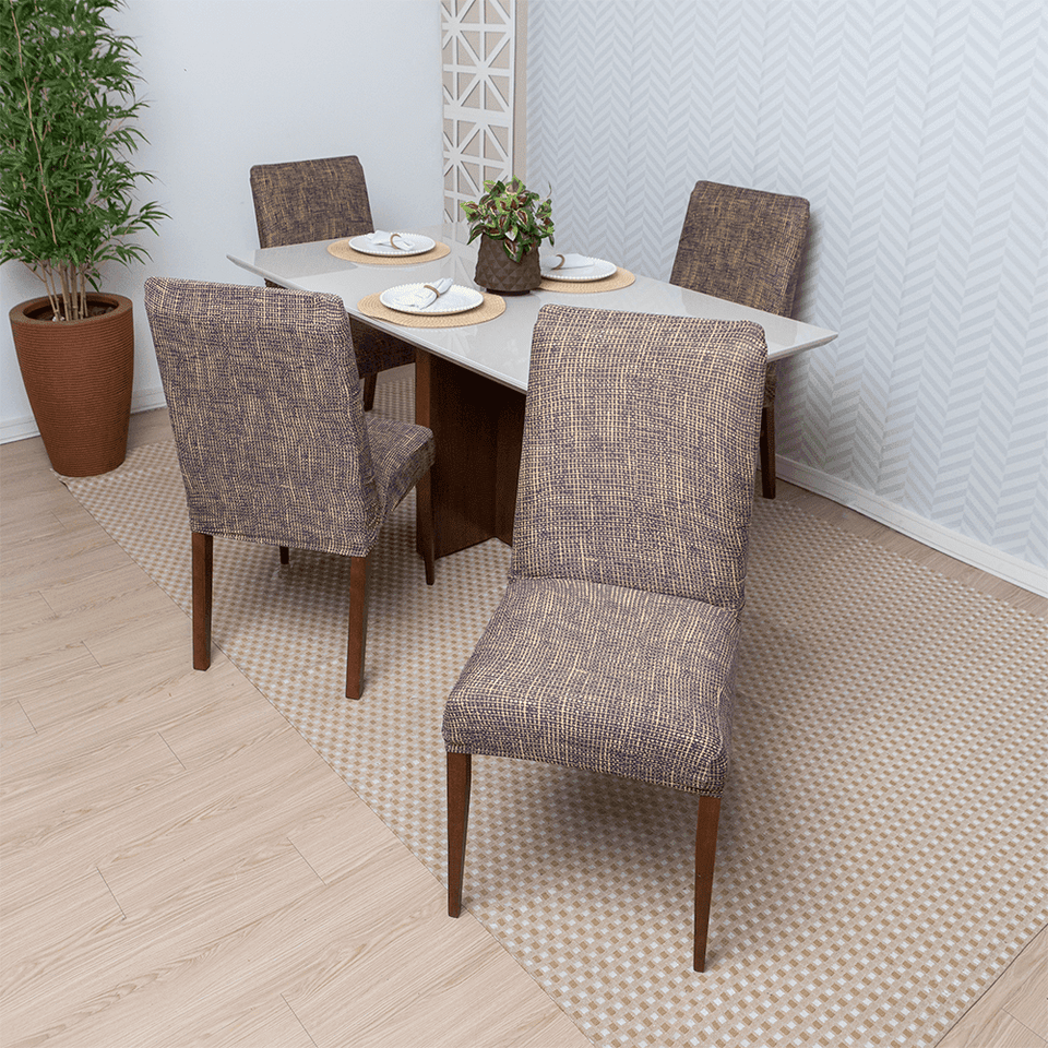 Capa de Cadeira Spandex - Wood casadas-capas