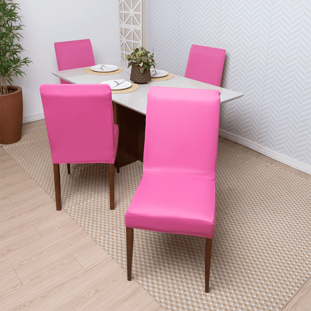 Capa de Cadeira Spandex - Pink casadas-capas