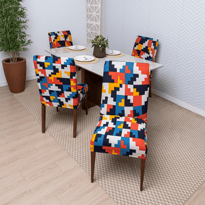 Capa de Cadeira Spandex - Tetris casadas-capas