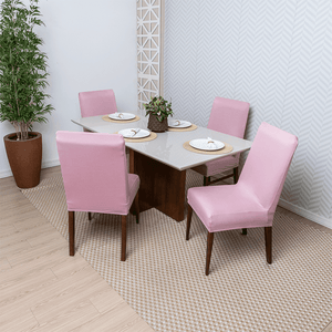 Capa de Cadeira Spandex  Premium- Rosa Claro