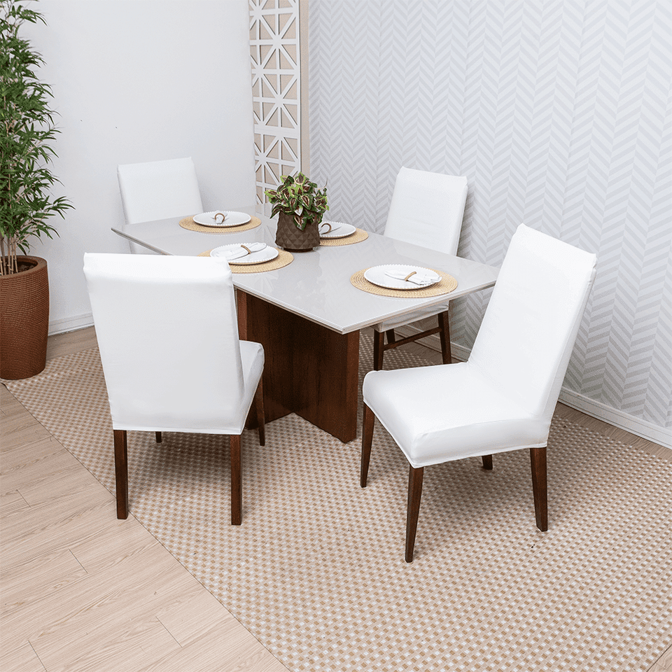 Capa de Cadeira Spandex - Branco casadas-capas