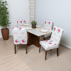 Capa de Cadeira Spandex - Floral casadas-capas