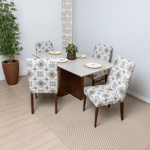 Capa de Cadeira Spandex - Mandala Gold casadas-capas