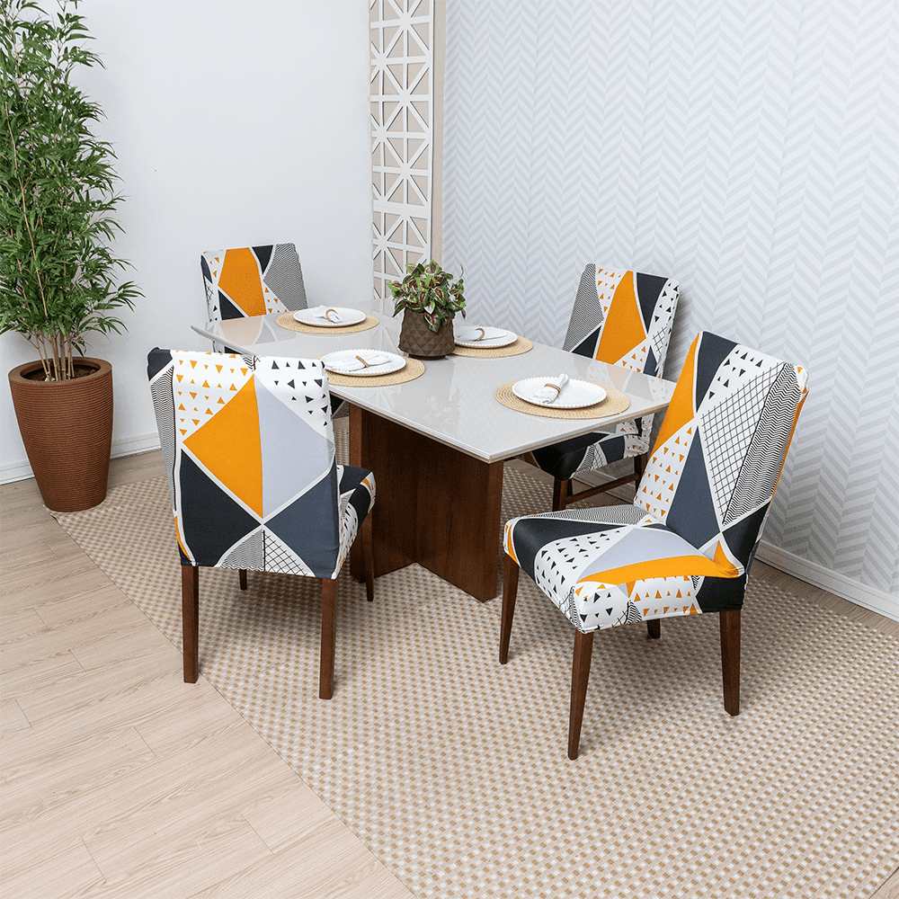 Capa de Cadeira Spandex - Zig Zag casadas-capas