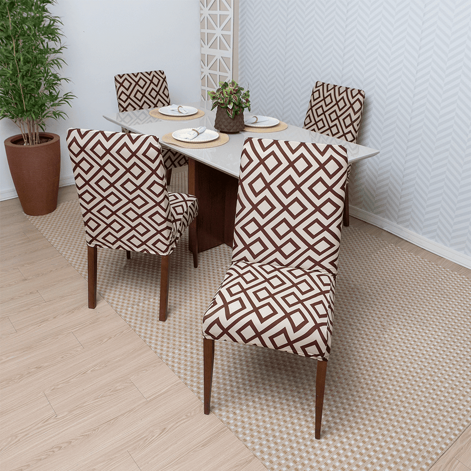 Capa de Cadeira Spandex - Rattan casadas-capas