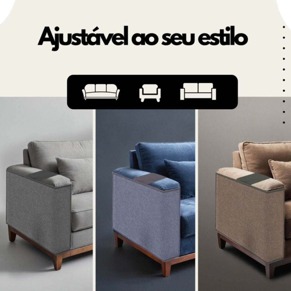 Kit 2 Arranhadores Gato para Sofá com Apoio para Controle Remoto