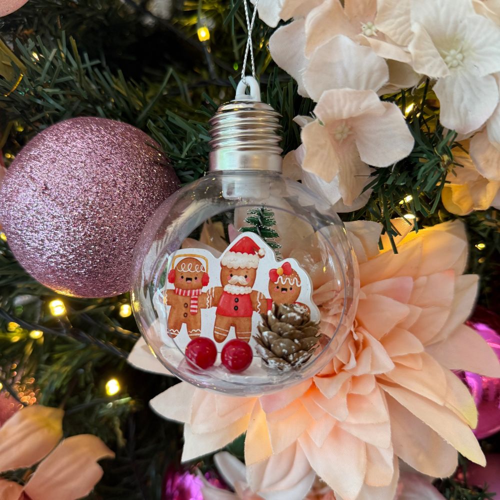 Enfeite decorativo Bola de Natal com Led