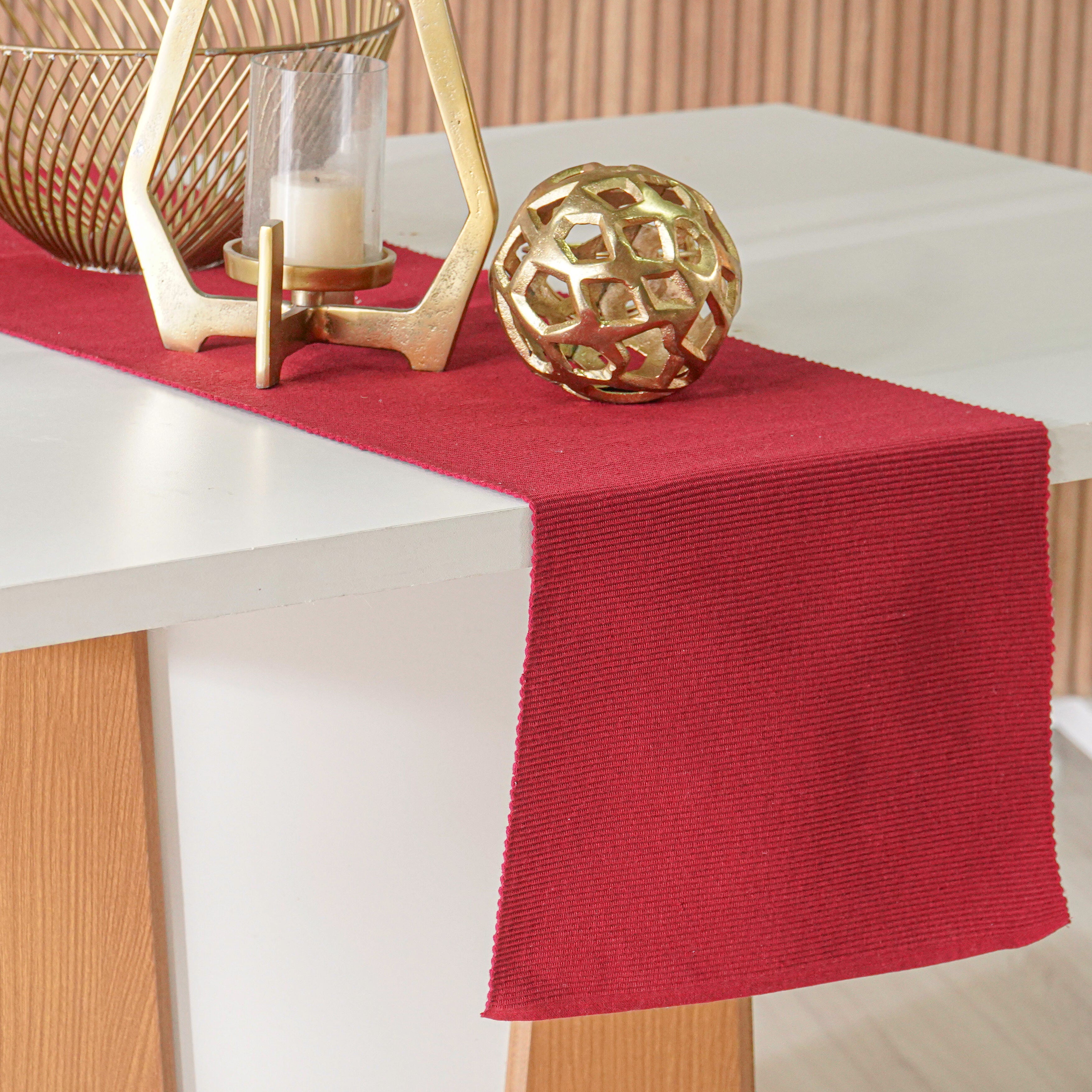 Trilho de Mesa Pesponto 33cm x 1,40m - Várias Cores