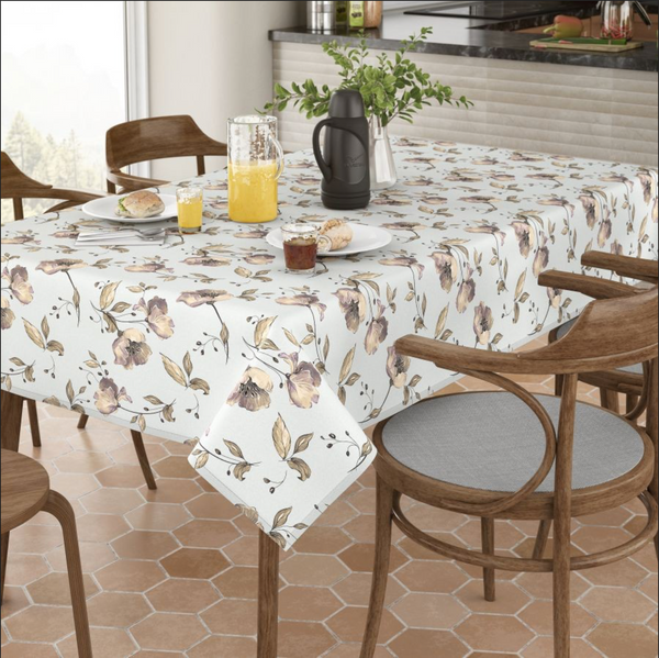 Toalha de Mesa Colonial - Flores