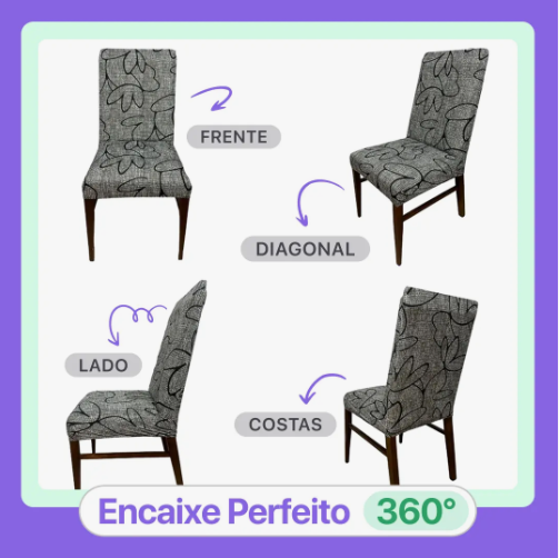 Capa de Cadeira Spandex - Creme