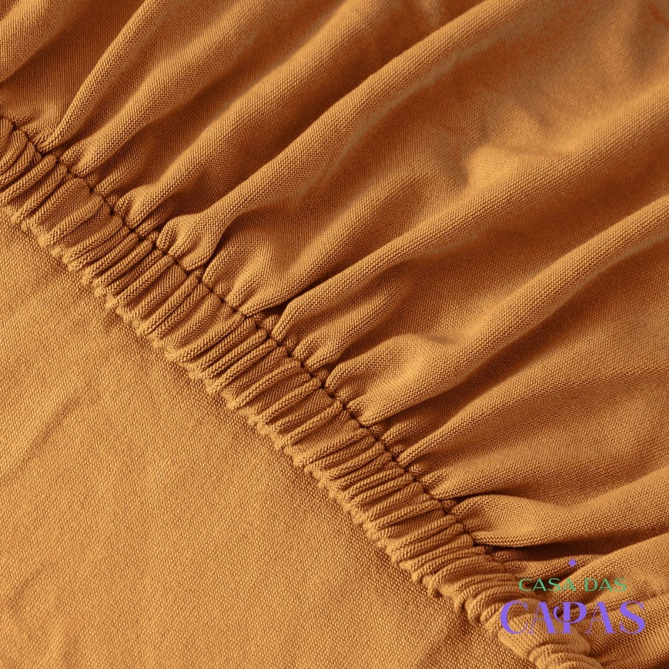 Capa de Sofá Spandex Premium - Caramelo