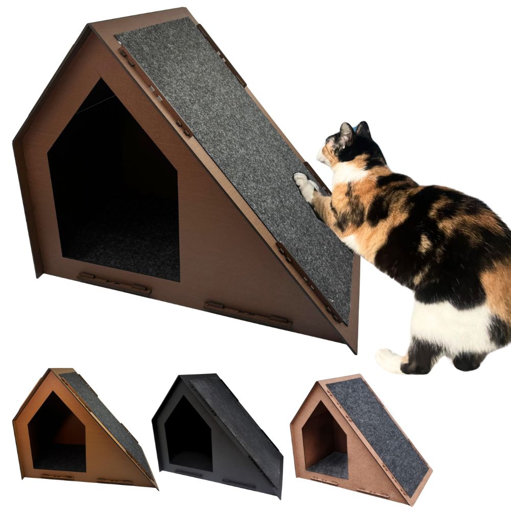 Casa de Gato Com Arranhador - Várias Cores