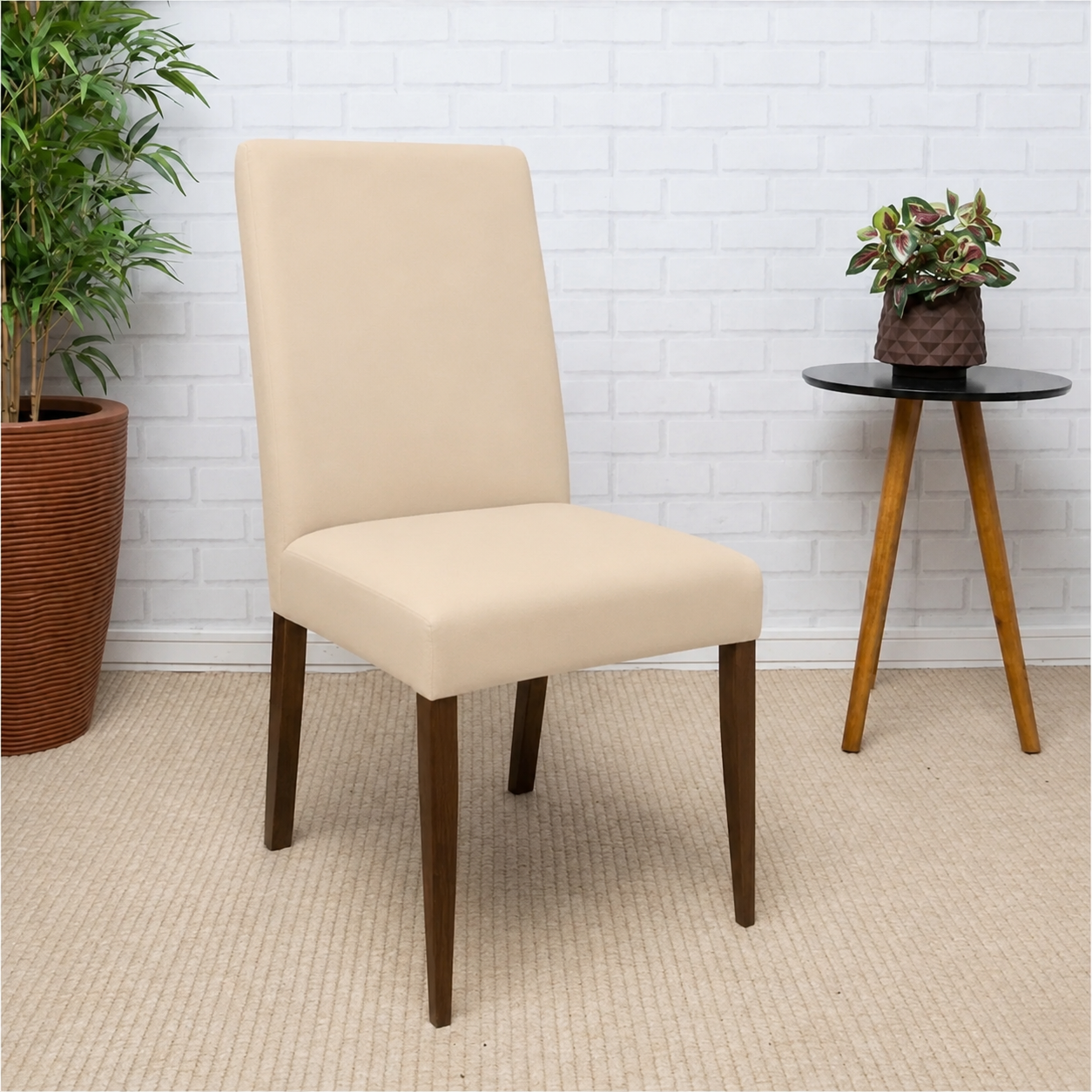 Capa de Cadeira Spandex - Creme