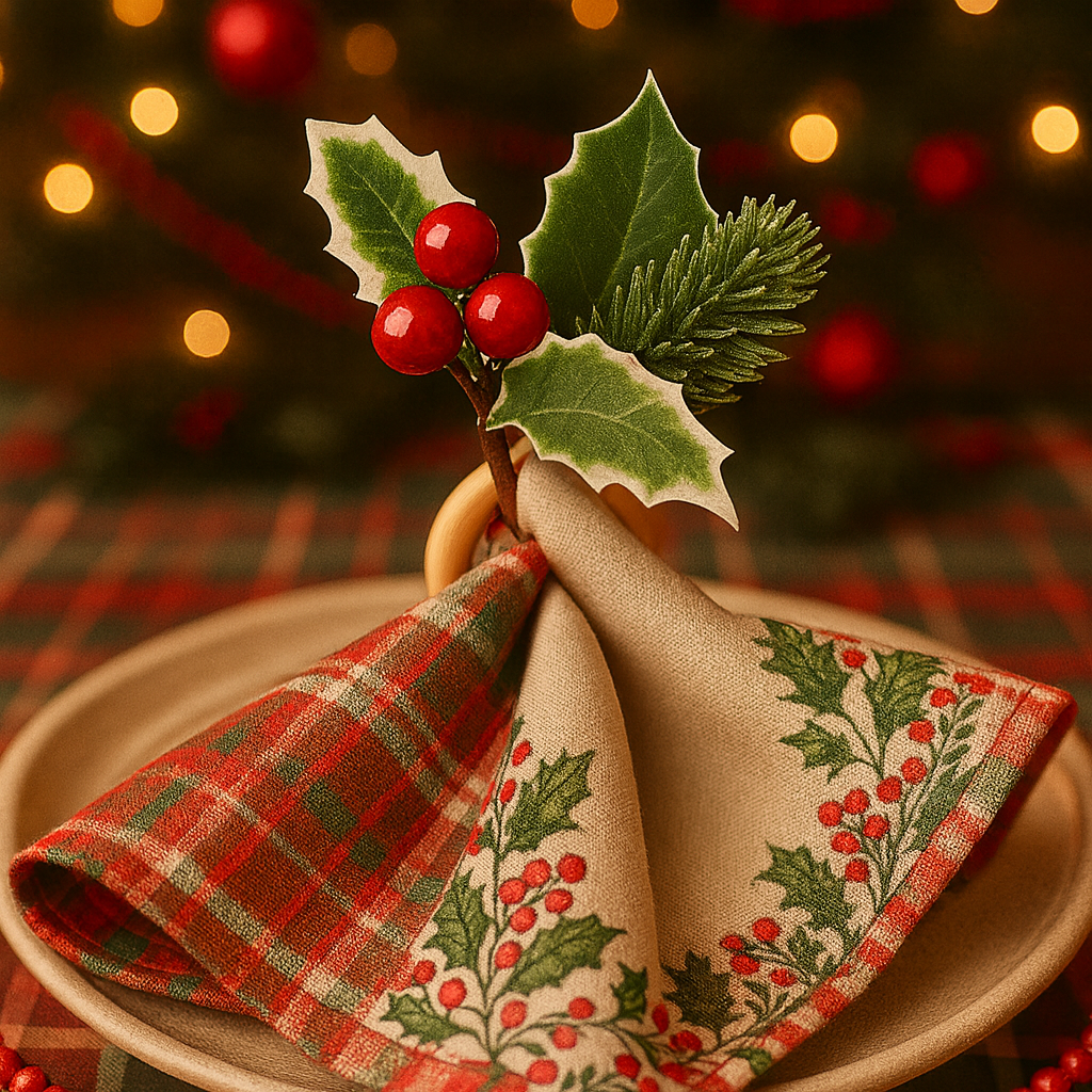 Porta Guardanapo Natalino Visco