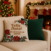 Kit 2 Capas de Almofada Natalinas - Vários Modelos