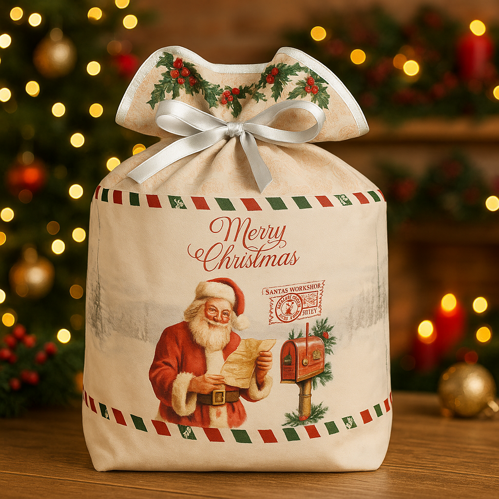 Porta Panetone Natal- Carta