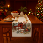 Trilho de Mesa Natalino 1,43m x 46cm - Moinho Vermelho