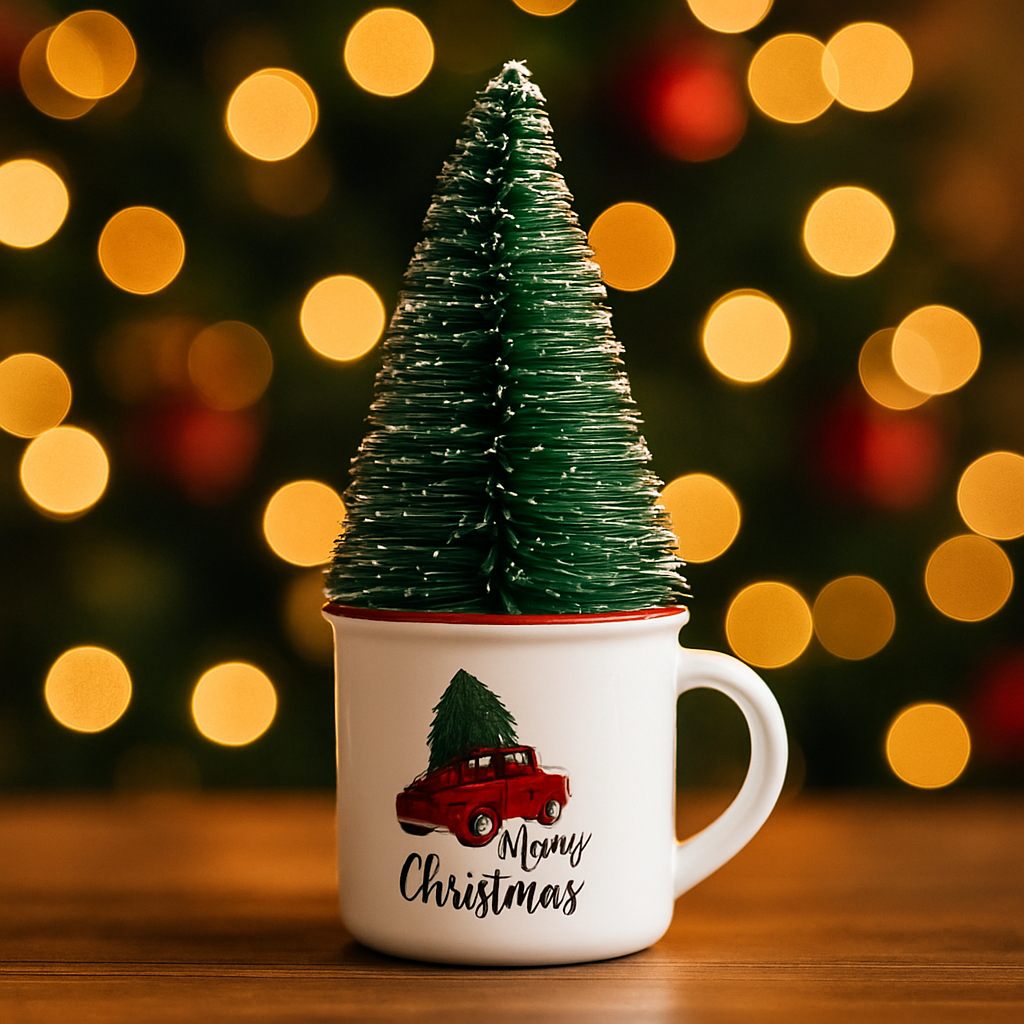 Enfeite Decorativo Caneca Natalina