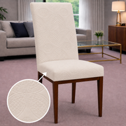 Capa de Cadeira Matelassê Confort Plus Arabescos- Creme