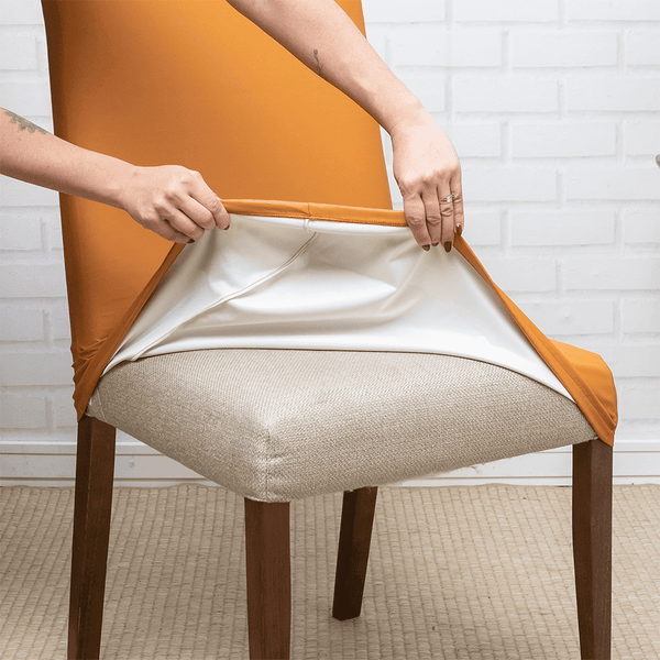Capa de Cadeira Impermeável - Caramelo casadas-capas