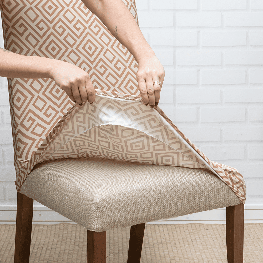 Capa de Cadeira Spandex - Etnia casadas-capas