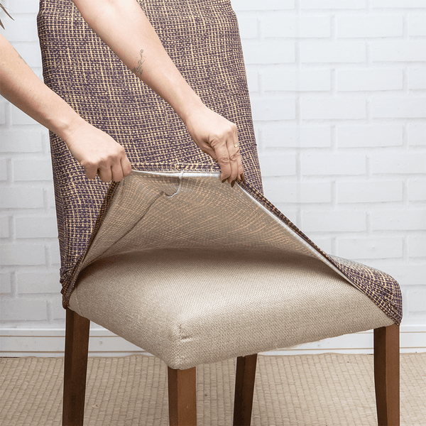 Capa de Cadeira Spandex - Wood casadas-capas