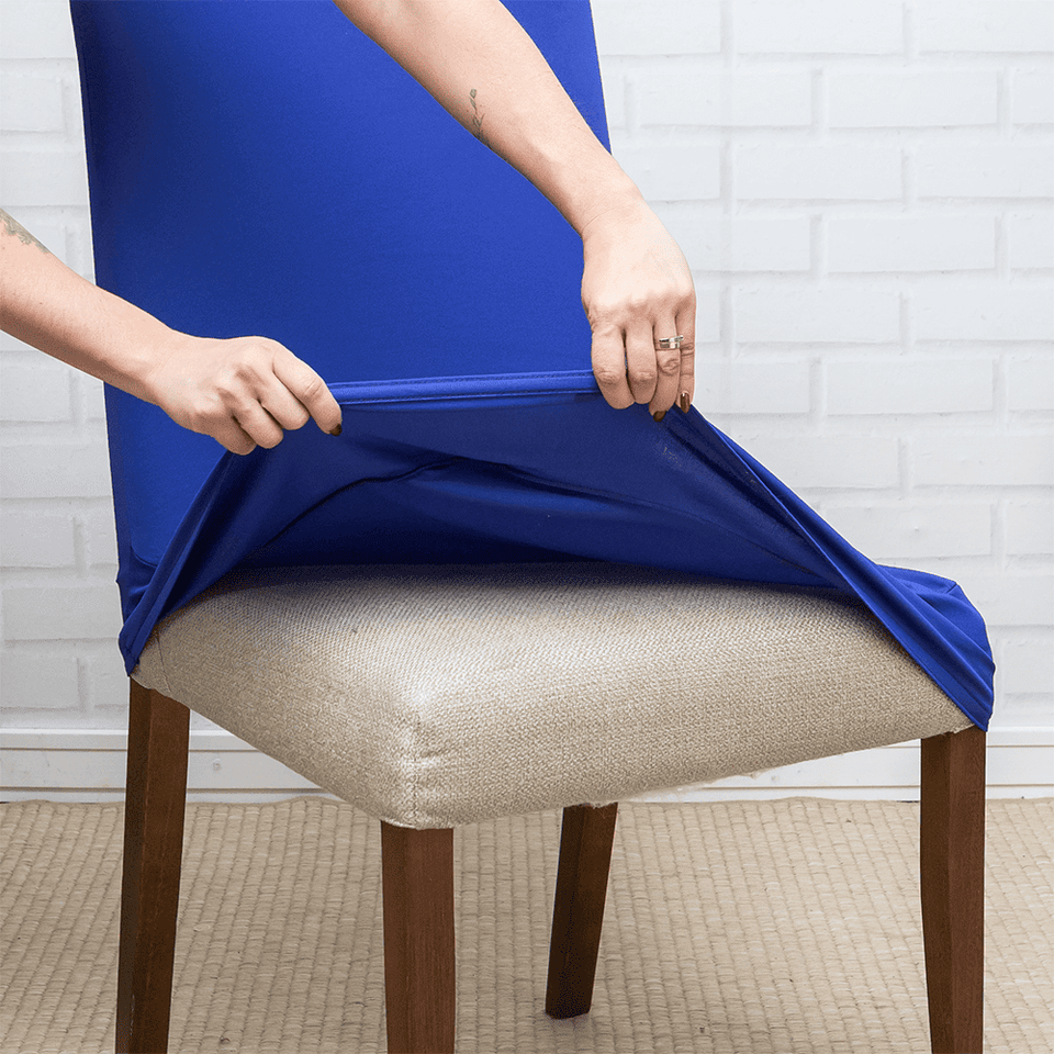 Capa de Cadeira Spandex - Azul Royal