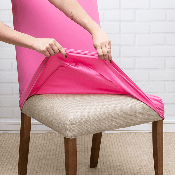 Capa de Cadeira Spandex - Pink casadas-capas
