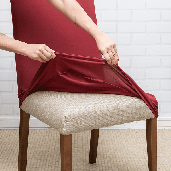 Capa de Cadeira Spandex - Vinho casadas-capas