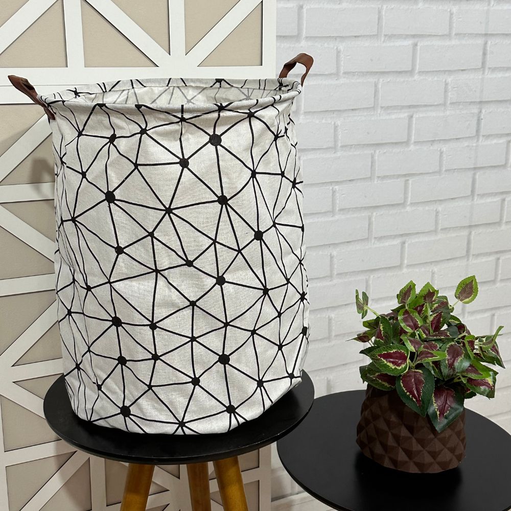 Cesto Organizador De Brinquedo Roupa Suja Dobrável 20 Litros