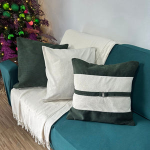 Kit 3 Capas de Almofada Cotelê 50cm x 50cm