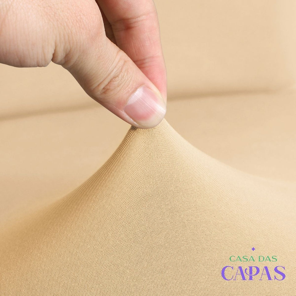 Capa de Sofá Spandex Premium - Creme