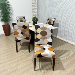 Capa de Cadeira Spandex - Curvas Escuras