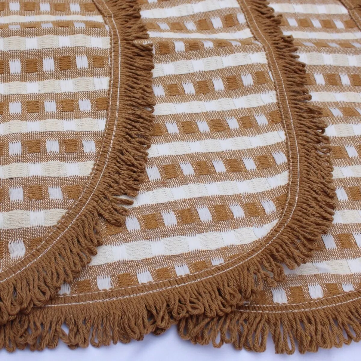 Kit Tapete de Banheiro 3 Peças - Egito Caramelo