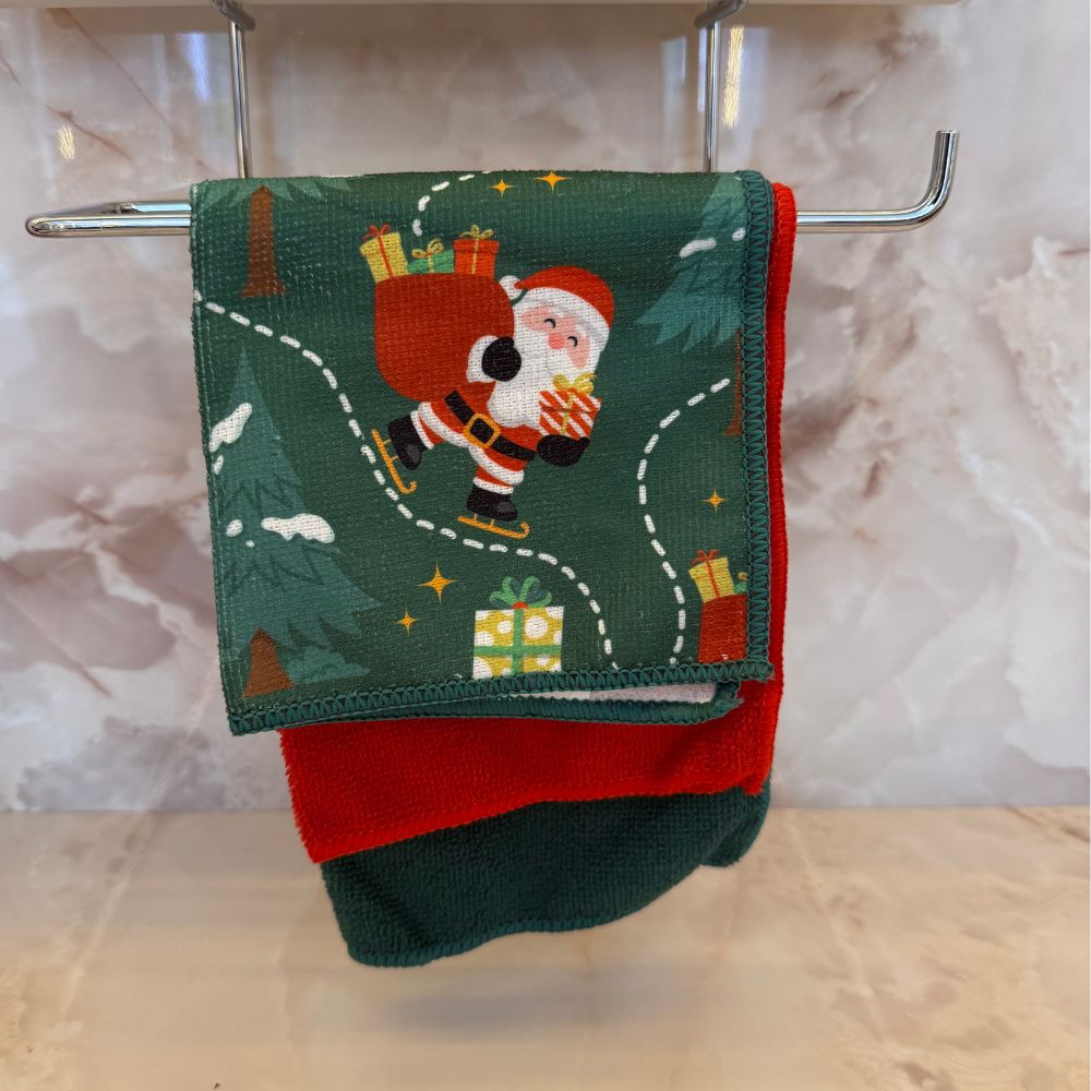 Kit 3 Panos Natalinos - Modelos Sortidos