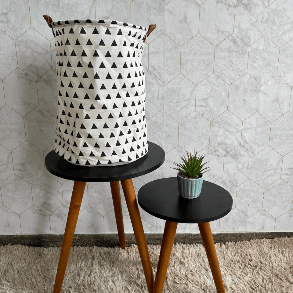 Cesto Organizador De Brinquedo Roupa Suja Dobrável 20 Litros